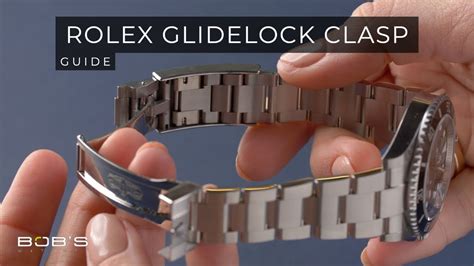 how to open a rolex watch clasp|Rolex glidelock clasp.